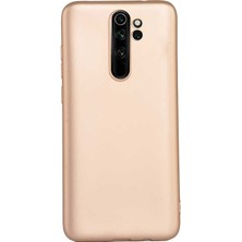  Apsuwa Xiaomi  Redmi Note 8 Pro Kılıf Premier Silikon Esnek Arka Koruma Gold