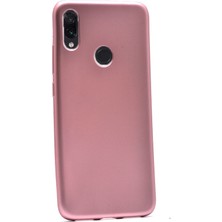  Apsuwa Xiaomi  Redmi Note 7 Kılıf Premier Silikon Esnek Koruma+Nano Glass Bronz