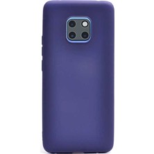  Apsuwa Huawei  Mate 20 Kılıf Premier Silikon Arka Koruma Lacivert