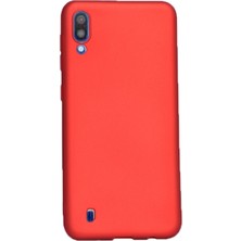  Apsuwa Samsung  Galaxy A10 Kılıf Premier Silikon Esnek Arka Koruma Kırmızı