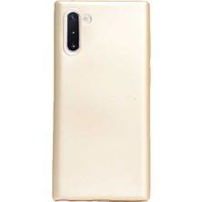  Apsuwa Samsung  Galaxy Note 10 Kılıf Premier Silikon Esnek Arka Koruma Gold