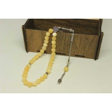 Kalsit Taşı Tesbih 8mm Ahşap Kutulu