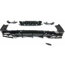 Auto GP Mercedes cls w257 arka tampon difüzör ve egzoz ucu krom