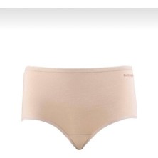 Blackspade 1577-BLACKSPADE Kadın Slip 3 Lü Maxi -Ten