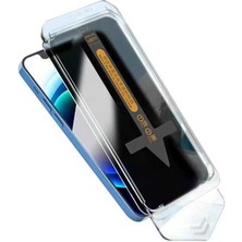 Nezih Case Apple iPhone 12 Pro Max Uyumlu Süper Fast Anti-Dust Privacy Toz Önleyici Temperli Ekran Koruyucu