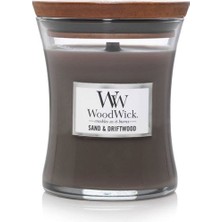 Wood Wick 92378E Ww Orta Kavanoz Mum Sand & Driftwood