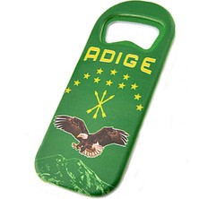 Anahtarlık Sepeti Adige - Çerkes Bayrak Baskılı Magnet Açacak