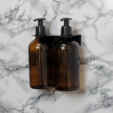 Hobi Demir Sanat 2'Li Set Sıvı Yağ Şişesi, Banyo Şampuanlık , Duş Jelilik, Sıvı Sabunluk