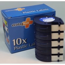 Dymo Letratag Muadili Thermal Plastik Şerit Etiket Şeffaf 10'lu Eco Paket