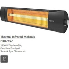 Simfer Dysis HTR-7407 2300W Duvar Tipi Infrared Isıtıcı Soba+Ayak