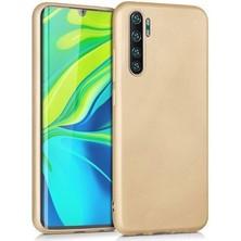  Apsuwa Xiaomi  Mi Note 10 Lite Kılıf Premier Silikon + Full Fiber Nano Gold