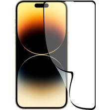 Caseart Apple iPhone 14 Pro Tam Kaplayan Fiber Nano Ekran Koruyucu Cam