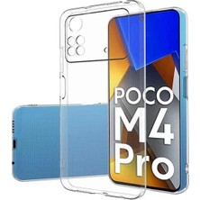 Caseart Xiaomi Poco M4 Pro 4g Kılıf Kamera Koruma Lüx Silikon Şeffaf Kapak