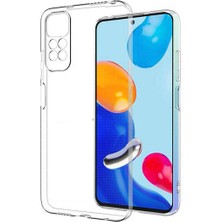 Caseart Xiaomi Redmi Note 11 Global Kılıf Kamera Koruma Lüx Silikon Şeffaf Kapak