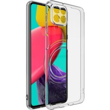 Caseart Samsung Galaxy M32 Kılıf Kamera Koruma Lüx Silikon Şeffaf Kapak