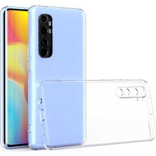 Caseart Xiaomi Mi Note 10 Lite Kılıf Kamera Koruma Lüx Silikon Şeffaf Kapak