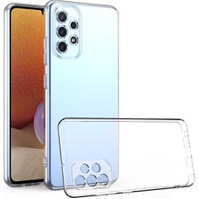 Caseart Samsung Galaxy A32 4g Kılıf Kamera Koruma Lüx Silikon Şeffaf Kapak