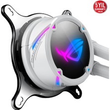 Asus Rog Strix Lc Ii 240 Argb White Edition Aura Sync Rgb  Sivi Cpu Soğutucusu