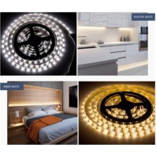 Cata 10 Çipli 5 Metre Iç Mekan Şerit Led-Gün Işığı Renk-14,4 W (Dim Edilebilir)