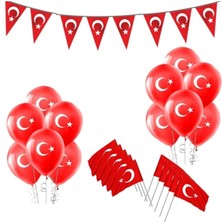 Çıtı Pıtı Store 29 Ekim Süslemeleri Bayram Set Parti Aksesuarları