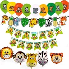 Çıtı Pıtı Store Safari Doğum Günü Süsleri Seti