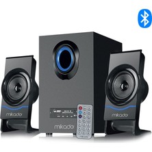 Mikado Md-1700Bt 2+1 Siyah Usb+Sd+Fm Destekli Multimedia Bluetooth Speaker