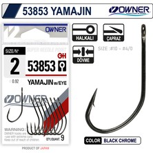 Owner 53853 Yamajin With Eye Black Chrome Iğne