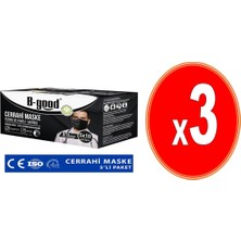 B-Good Cerrahi Maske 50'Li Siyah - 3 Paket