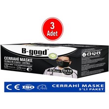 B-Good Cerrahi Maske 50'Li Siyah - 3 Paket