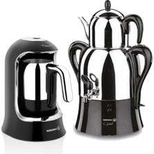 Korkmaz Çaykolik Çelik Semaver ve Kahvekolik Kahve Makinesi