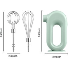 Fada Xfamily Elektrikli 4 Hız Modlu Kablosuz Mikser Çırpıcı - Yeşil (Yurt Dışından)