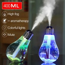 Mectime Ampul Hava Nemlendirici LED Gece Lambası Uçucu Yağ Difüzörü Soğuk Mist Ampul Mini Aroma Difüzör Aroma Difüzör Püskürtücü(Yurt Dışından)