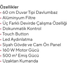 Ukınox Dolce  New Gri Davlumbaz