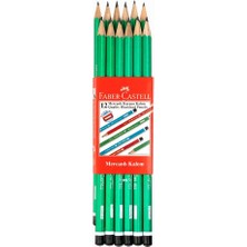 Faber-Castell Mercanlı Kurşun Kalem Yeşil 12 Adet