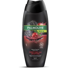 Colgate Optic White Charcoal Beyazlatıcı Diş Macunu 125 ml, Super Clean Orta Diş Fırçası, Palmolive Men Duş Jeli 500 ml + Duş Lifi & Fırça Kabı