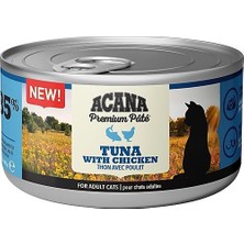 Acana Premium Pate Ezme Tuna Balıklı ve Tavuklu Kedi Konservesi 85 gr x 4 Adet