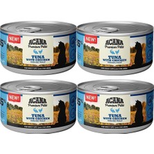 Acana Premium Pate Ezme Tuna Balıklı ve Tavuklu Kedi Konservesi 85 gr x 4 Adet