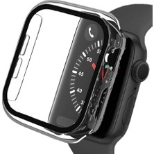 E2M Apple Watch 38MM Sense Kasa ve Ekran Koruyucu Şeffaf