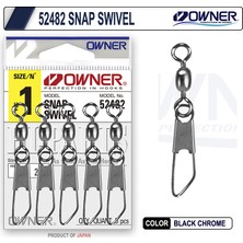 Owner 52482 Snap Swivel Klipsli Fırdöndü