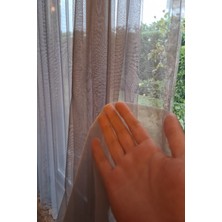 Devor Füme Tül Perde Pileli Dikim Yüksek Kalite Pileli Tül - Dikey Tül Perde