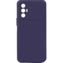 Dlrcase Tecno Spark 8 Pro Kılıf Premier Mat Silikon Renkli Lüx Korumalı Lacivert