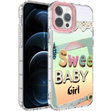 Ankacep Apple iPhone 13 Pro Max Kılıf Kamera Korumalı Renkli Desenli Sert Silikon Korn Kapak