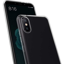 Ankacep Xiaomi Mi 8 Kılıf Ultra Ince Süper Şeffaf Silikon Kapak