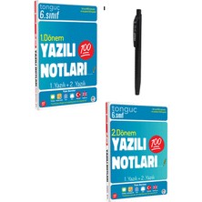 Tonguç Akademi 6. Sınıf 1 ve 2. Dönem Yazılı Notları