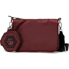 Lumberjack Tex Bzk Cprz 2pr Bordo Kadın Çapraz Çanta