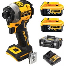 Dewalt DCF850P2T-QW 18V 5.0AH Li-Ion Kömürsüz Çift Akülü Darbeli Tornavida