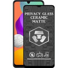 Caseart Samsung Galaxy M22 Tam Kaplayan Mat Seramik Nano Esnek Hayalet Ekran Koruyucu