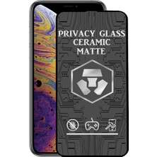 Caseart Apple iPhone Xs Tam Kaplayan Mat Seramik Nano Esnek Hayalet Ekran Koruyucu