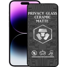 Caseart Apple iPhone 14 Pro Max Tam Kaplayan Mat Seramik Nano Esnek Hayalet Ekran Koruyucu