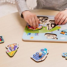 Ahşap Puzzle Ilk Yapbozum - Trafik